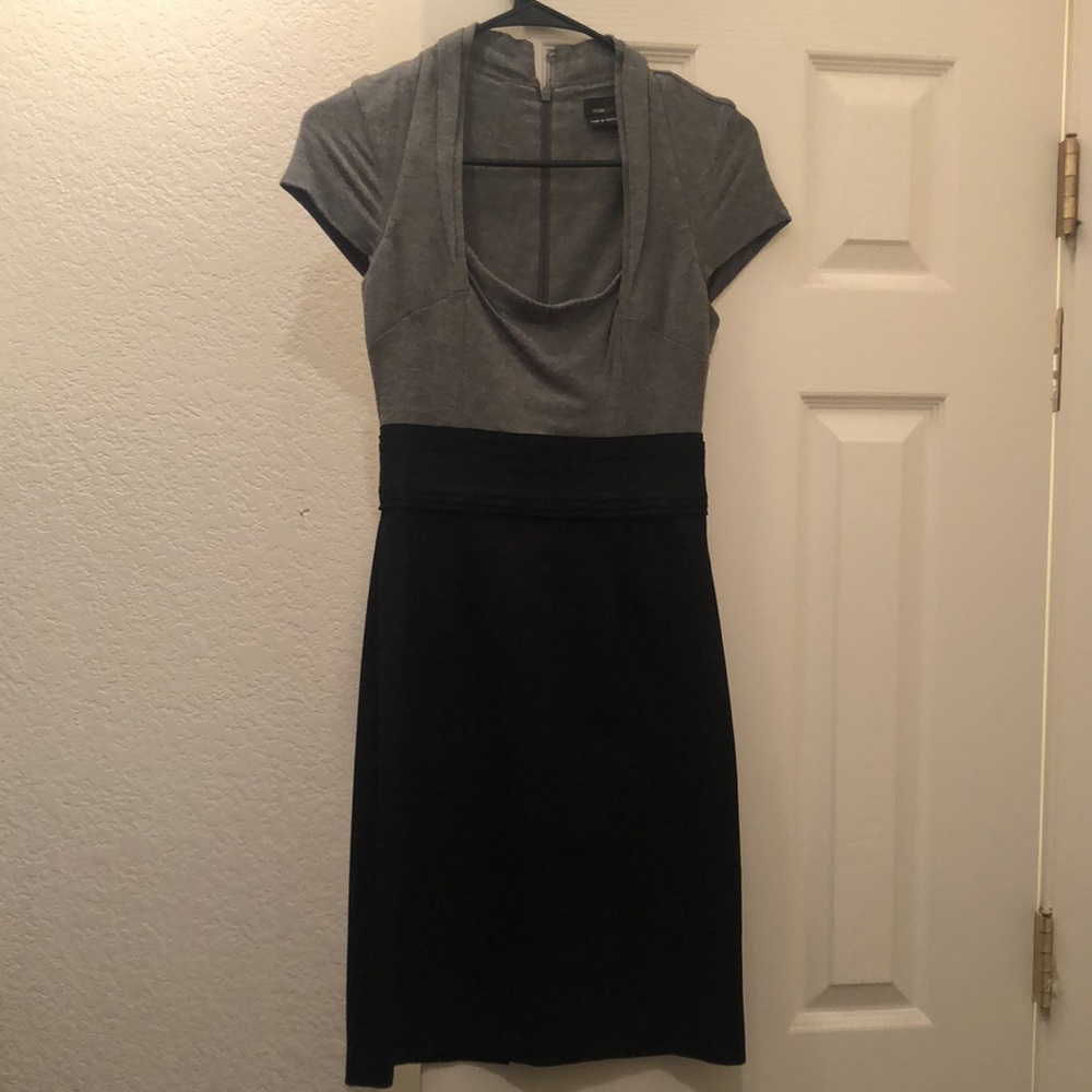 Max and Cleo Grey and Black Dress